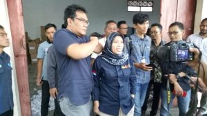 Bawaslu Lampung Tinjau Gudang Logistik KPU Lamsel