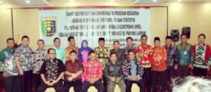 Kominfo Lamsel Ikuti Rakor Sinkronisasi Program