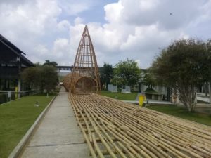 Pertama di Lampung, Konsep Bambu ‘Daya Tarik’ MTQ Provinsi di Tubaba
