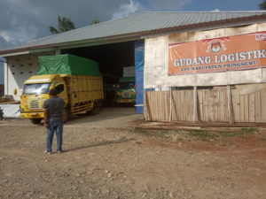 Hari Ini, KPU Pringsewu Distribusikan Logistik Pemilu 2019 Keempat Kecamatan