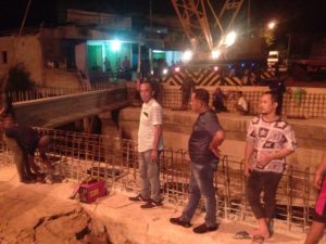 Kerahkan Crane, Jembatan Patriot Dipasang Gilder