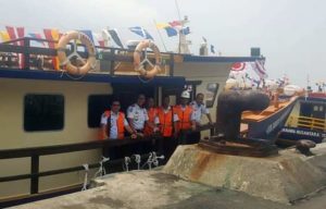 Pemkab Lampung Selatan Terima Hibah Kapal Pera Dari Kementerian Perhubungan