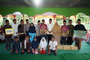Pemkab Lampung Selatan Beri Santunan 50 Anak Yatim,Safari Ramadhan di Ketapang