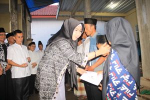 Safari Ramadhan Bupati Tanggamus Hj. Dewi Handajani.SE.MM di pekon Sidorejo.