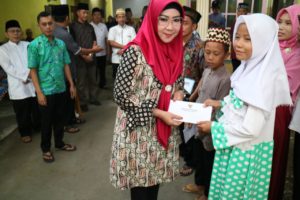 Hj. Dewi Handajani.SE.MM. Tiem Satu Safari Ramadhan Menuju Kecamatan Limau