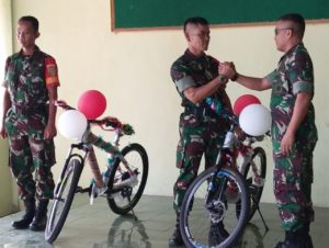 SERTU DARWISATA & SERDA BUDIARSO TERPILIH SEBAGAI BABINSA TELADAN TRIWULAN I KODIM 0421 LAMSEL