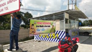Hadapi Arus Mudik Arus Balik Puskesmas Rawat Inap (PRI) Sidomulyo Lamsel buka Posko kesehatan