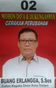 Calon Kades Kotadalam No 2 Ingin Desa nya lebih Maju dan Menjadi Lebih Baik