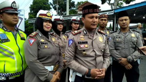 Satlantas Polres Lamsel Antisipasi Titik Rawan Kecelakaan Jelang Arus Mudik dan  Arus Balik Lebaran