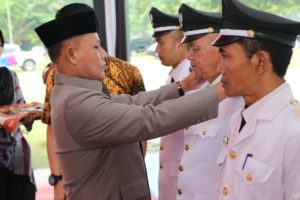 Nanang Ermanto Lantik Empat Penjabat Kepala Desa Dari Kecamatan Rajabasa