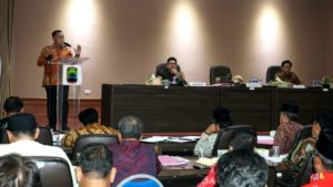 Pimpin Rakor Bulanan, Nanang Minta OPD Tingkatkan Koordinasi