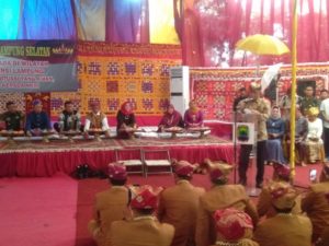 Pangikhan Sangun Khatu Ya Bandakh II Gelar Deklarasi Kebangsaan Masyarakat Adat Lampung Selatan