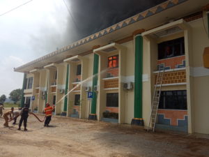 Anggota DPRD Pringsewu Tinjau Ruang Kerja Wabup Pringsewu yang Hangus Terbakar