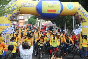 Ratusan Peserta Ramaikan Touring Bike Festival Kalianda 2019