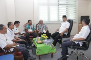 Hadapi PEDA, Pengurus KTNA Kabupaten Pringsewu Audensi dengan Wabup