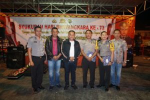Malam Panggung Prajurit, Tiga Anggota Kamtibmas Polres Lampung Selatan Dapat Hadiah Umrah Dari Plt Bupati