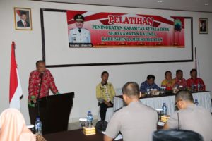 Dibuka Staf Ahli Bupati, 24 Kepala Desa se-Kecamatan Kalianda Ikuti Pelatihan Peningkatan Kapasitas Kepemimpinan