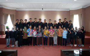 Mengabdi 35 Hari, 23 Mahasiswa KKN Itera Temu Pamit Dengan Pemkab Lampung Selatan