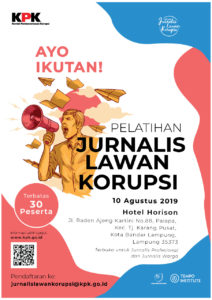 KPK-Tempo Institute-AJI Latih Jurnalis Lampung Soal Pencegahan Korupsi
