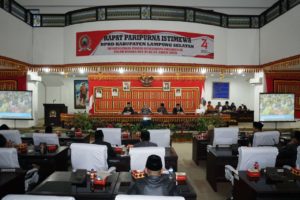 DPRD Kabupaten Lampung Selatan Gelar Rapat Paripurna Istimewa Mendengar Pidato Kenegaraan Presiden RI