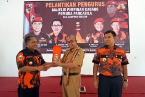 Wakili Plt Bupati, Priyanto Pinta Pemuda Pancasila Ikut Kawal Pembangunan Lampung Selatan