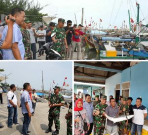 Pasca Gempa Danrem 043/Gatam,Dandim 0421/LS Dan Uspika Melakukan Peninjauan Kedermaga Boom