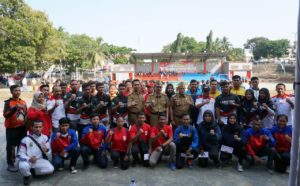 Haornas 2019, Plt Bupati Lampung Selatan Buka Turnamen Bola Voli dan Futsal Tingkat Pelajar