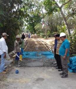 Desa Sidodadi Kecamatan Sidomulyo Lamsel Terus Mempercepat Pembangunan