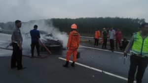 Kecelakaan Maut Renggut Empat Nyawa Di Jalan Tol KM 96