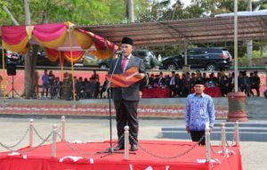 Pimpin Upacara Peringatan Sumpah Pemuda, Nanang Ermanto : Bersatu Kita Maju