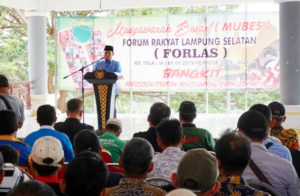 Buka Mubes Ke-3, Nanang Ermanto Ajak Forlas Bangun Lampung Selatan