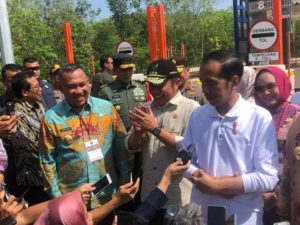 Umar Ahmad Dampingi Jokowi Resmikan Tol Terpanjang di Indonesia