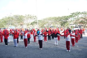 Jaga Kebugaran, Pemkab Lampung Selatan Rutin Laksanakan Senam Jantung Sehat Jumat Pagi