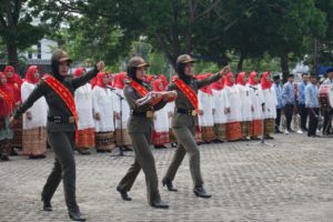 Pemkab Lampung Selatan Gelar Upacara Peringatan Hari Ibu, Semua Petugas Upacara Wanita