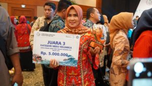 Hari Ikan Nasional Ke-6, TP PKK Kabupaten Lampung Selatan Sabet Juara 3 Lomba Masak Serba Ikan Tingkat Nasional