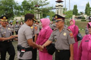 78 Personil Naik Pangkat, Ini Pesan Kapolres Lampung Utara