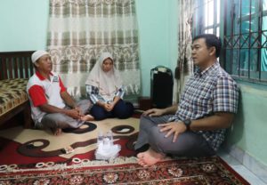 Rycko Menoza Santuni Akbar, Bocah Korban Kebanjiran Kota Bandar Lampung