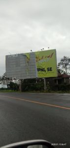 Lagi, Baliho ‘Mari Bangkit Bersama Hipni’ Ditemukan Dalam Kondisi Rusak
