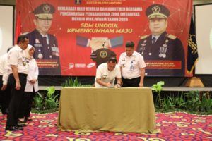 Pemkab Lampung Selatan Hibahkan Tanah Kantor Imigrasi Kalianda Kepada Kemenkumham