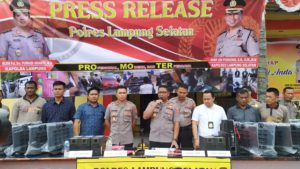 Polres Lamsel Jaring Kasus C3 dan Narkoba Dalam Operasi Lilin Krakatau 2019