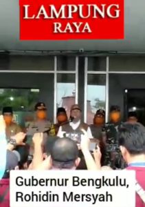 (Video) Konferensi Pers Gubernur Bengkulu, Terkait Warga Lamsel Meninggal Dunia Positif Covid-19