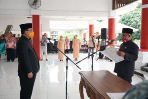Nanang Ermanto Lantik Thamrin Jadi Pj Sekda Kabupaten Lampung Selatan