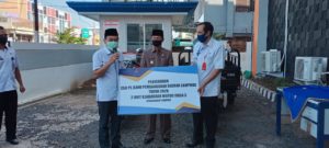 Plt Bupati Lampura Terima Dua Unit Bentor dan Satu Truk Dari Bank Lampung KC Kotabumi