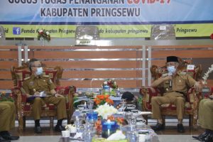Pemkab Pringsewu Bahas Sejumlah Persoalan hingga Tes Urine
