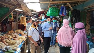Blusukan di Pasar Sidomulyo, Hipni Ungkap Gagasan Pasar Aman, Nyaman dan Bersih