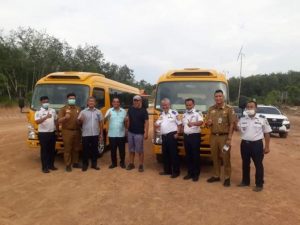 Pemkab Tubaba Terima Bantuan Bus Sekolah Kementerian Perhubungan