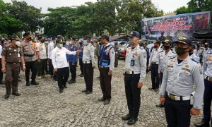 Pemkab Lampung Selatan Bersama Polres dan Kodim Gelar Apel Kesiapsiagaan Bencana