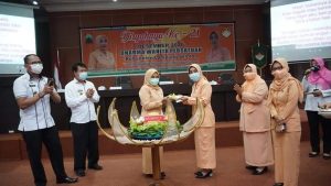 HUT DWP Lamsel Ke 21, Winarni AJak Seluruh Anggota DWP Mendukung Terwujudnya Ketahanan Keluarga di Lamsel