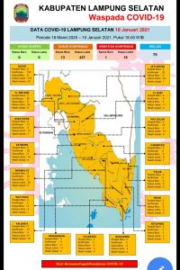Lampung Selatan Masuk Zona Merah!