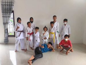 Hebat! Kakak Adik asal Lampung Utara Raih Medali Emas dan Perak di Kejurnas Karateka Open IV 2021